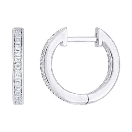 925 Sterling Silver Cz Earring