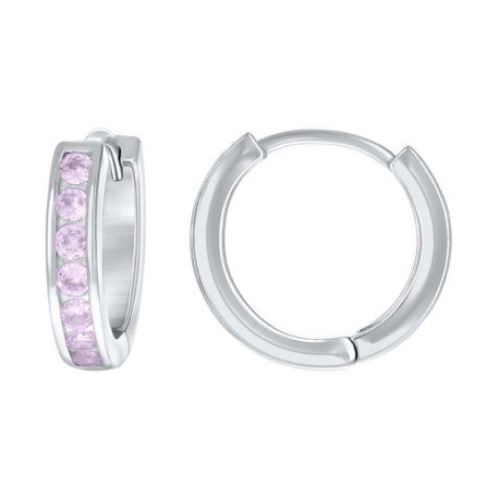 925 Sterling Silver & Cz Earring