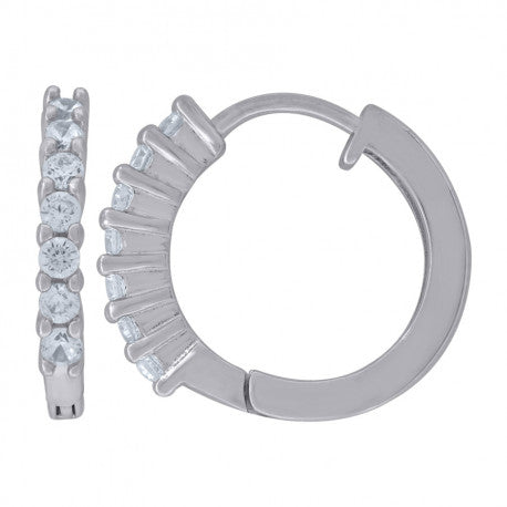 925 Sterling Silver & Cz Earring