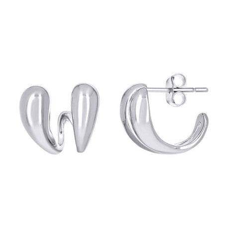 925 Sterling Silver Cz Earring