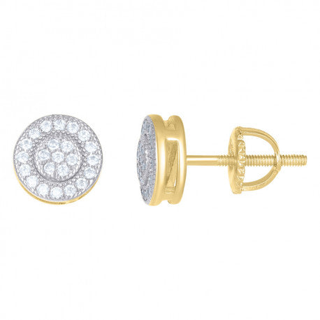 925 Sterling Silver Cz Earring