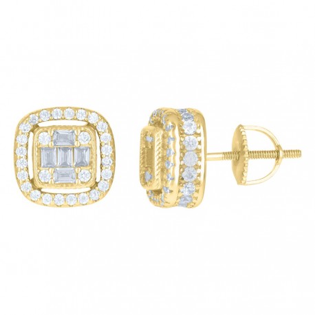 925 Sterling Silver CZ Earrings
