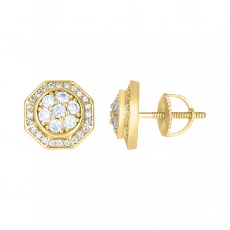 925 Sterling Silver CZ Earrings