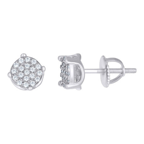 925 Sterling Silver Cz Earrings
