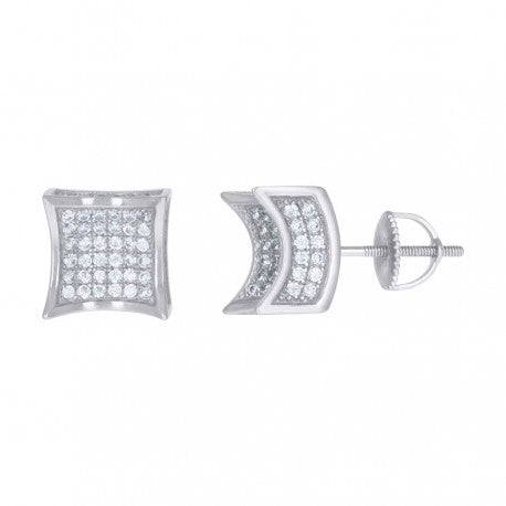 925 Sterling Silver CZ Earrings
