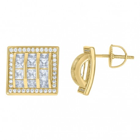 925 Sterling Silver CZ Earrings