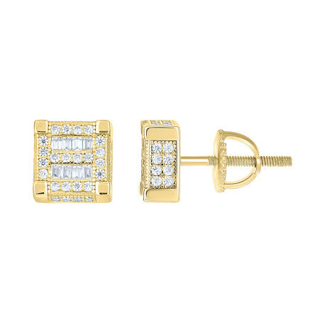 925 Sterling Silver Cz Earrings