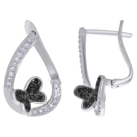 925 Sterling Silver Cz Earrings
