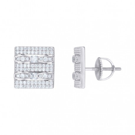 925 Sterling Silver CZ Earrings