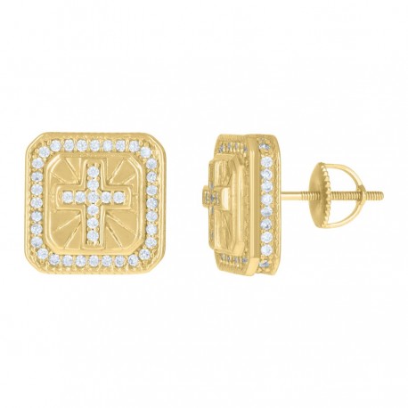 925 Sterling Silver CZ Earrings