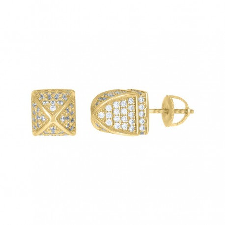 925 Sterling Silver CZ Earrings