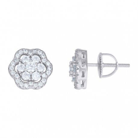 925 Sterling Silver CZ Earrings