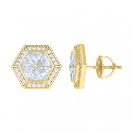 925 Sterling Silver CZ Earrings