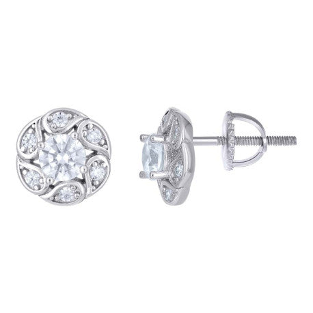 925 Sterling Silver Cz Earrings