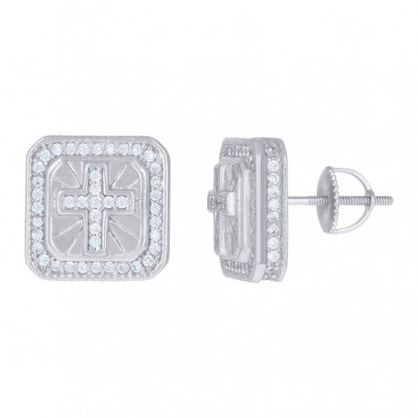 925 Sterling Silver CZ Earrings