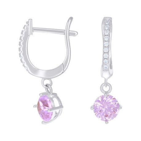 925 Sterling Silver Cz Earrings