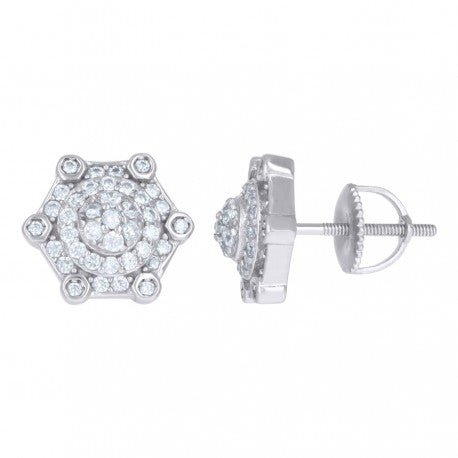 925 Sterling Silver CZ Earrings