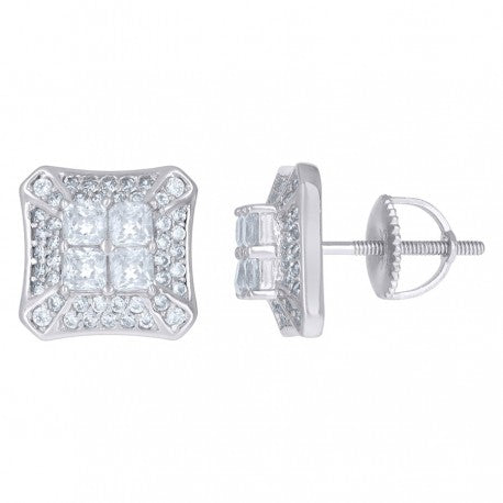 925 Sterling Silver CZ Earrings