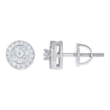 925 Sterling Silver Cz Earrings