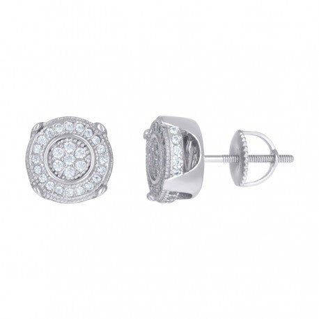 925 Sterling Silver CZ Earrings