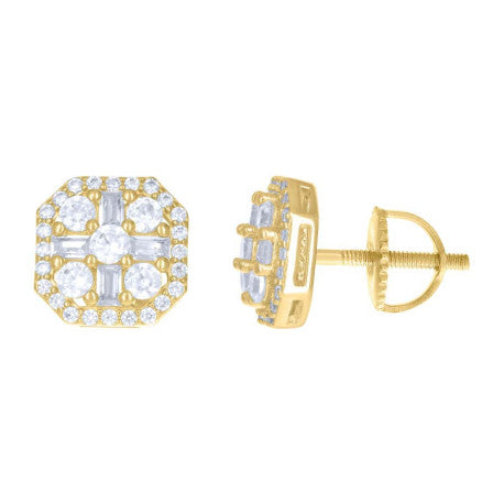 925 Sterling Silver Cz Earrings