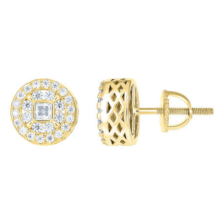 925 Sterling Silver Cz Earrings