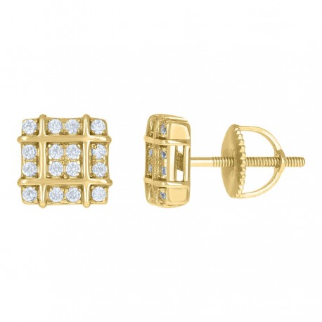 925 Sterling Silver CZ Earrings