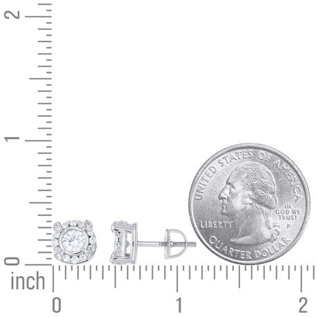 925 Sterling Silver Cz Earrings