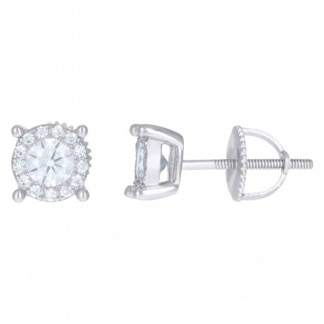925 Sterling Silver CZ Earrings