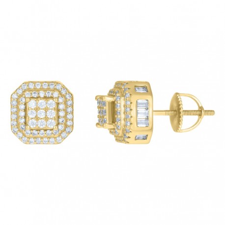 925 Sterling Silver CZ Earrings