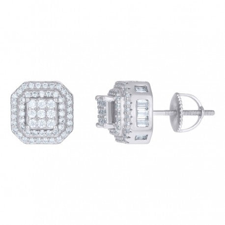 925 Sterling Silver CZ Earrings