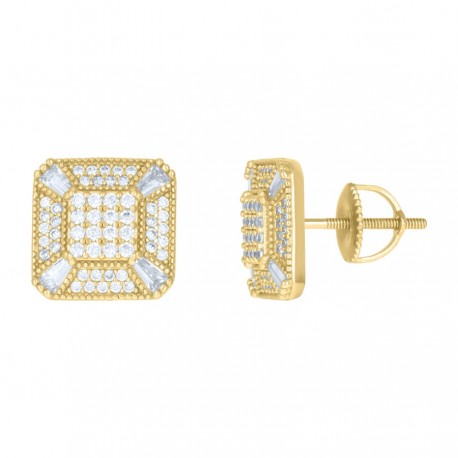 925 Sterling Silver CZ Earrings