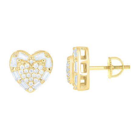 925 Sterling Silver Cz Earrings