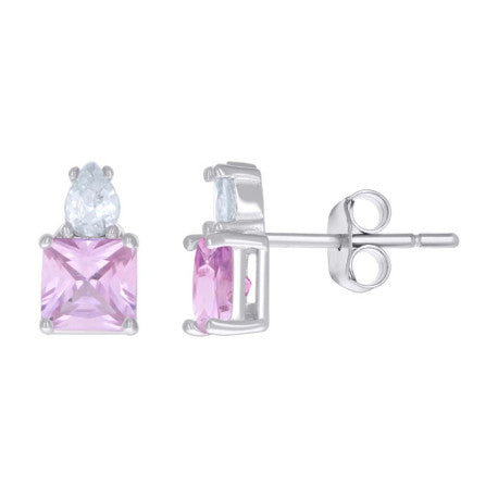 925 Sterling Silver Cz Earrings