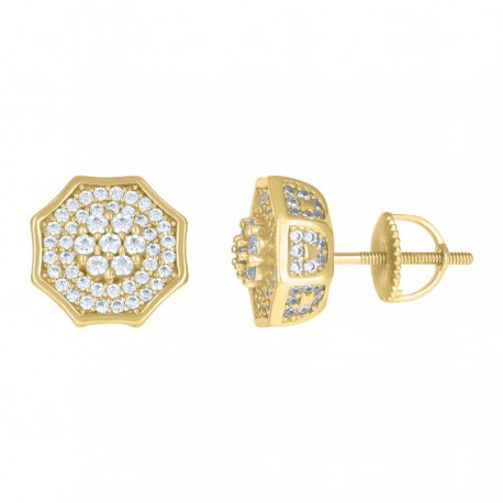 925 Sterling Silver CZ Earrings
