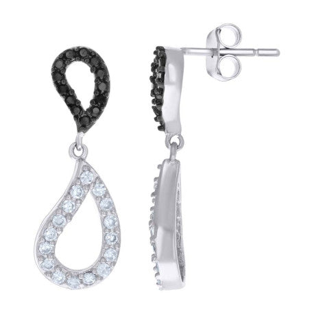 925 Sterling Silver Cz Earrings