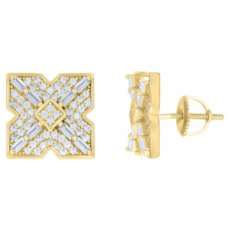 925 Sterling Silver CZ Earrings