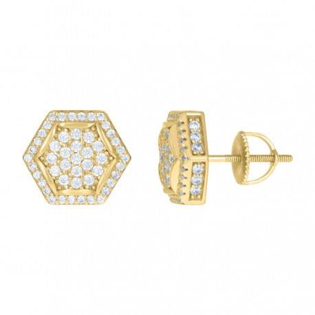 925 Sterling Silver CZ Earrings