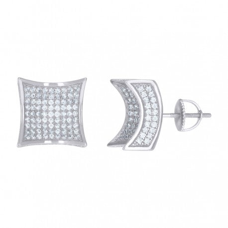 925 Sterling Silver CZ Earrings