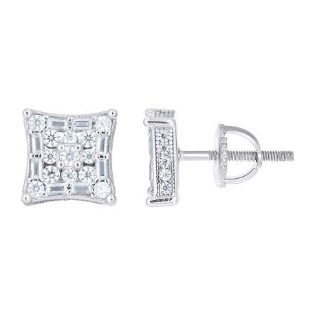 925 Sterling Silver Cz Earrings