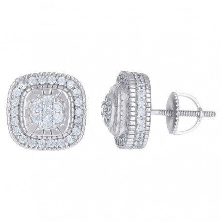 925 Sterling Silver CZ Earrings
