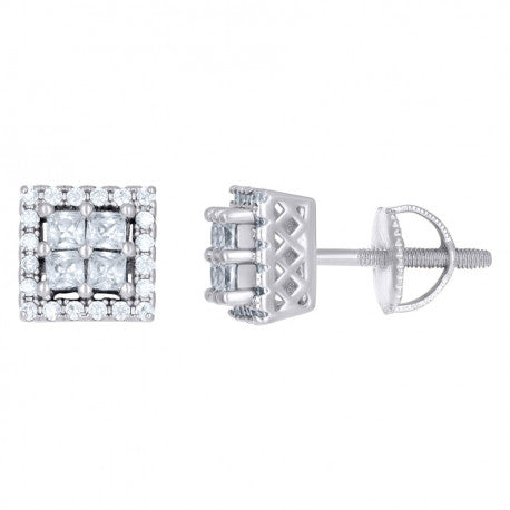 925 Sterling Silver Cz Earrings