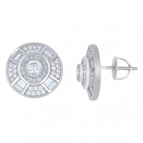925 Sterling Silver CZ Earrings