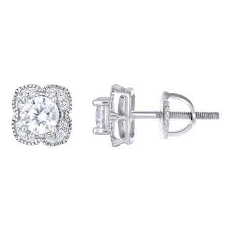 925 Sterling Silver Cz Earrings