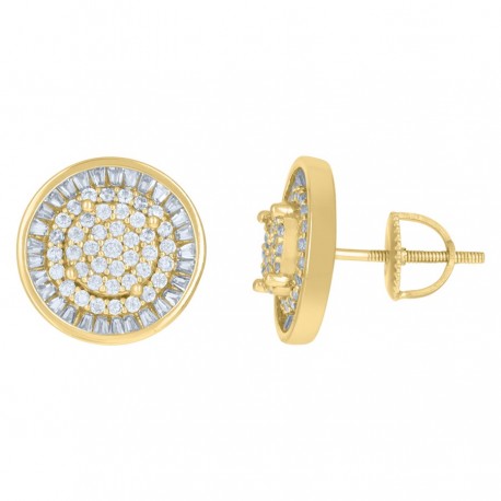 925 Sterling Silver CZ Earrings