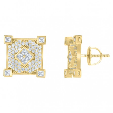 925 Sterling Silver CZ Earrings