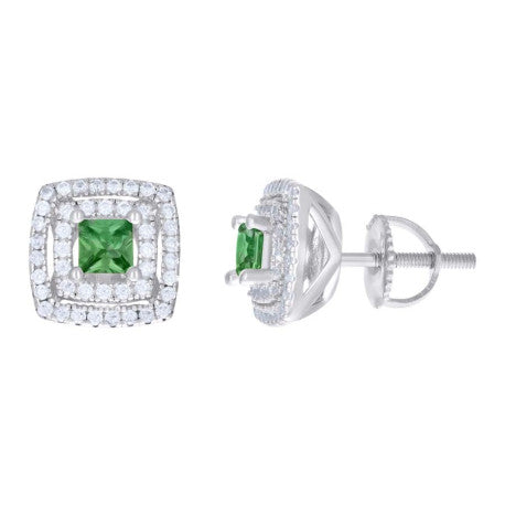 925 Sterling Silver Cz Earrings