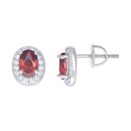925 Sterling Silver Cz Earrings