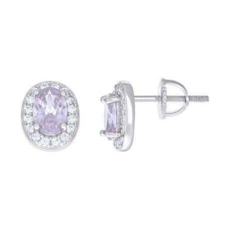 925 Sterling Silver Cz Earrings
