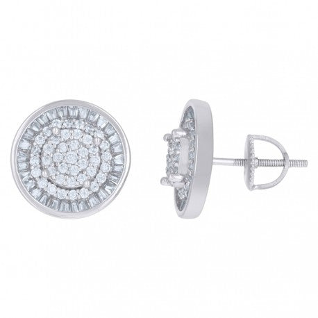 925 Sterling Silver CZ Earrings